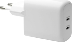D. Bramante dbramante1928 recharge - power adapter - 30 Watt - 2 output contacts (USB-C) - vit - Europa