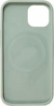 Just Must JM MAGSAFE REGULAR DEFENSE SILICONE for iPhone 15 Light Green, black