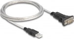 DELOCK Adapter USB-A/RS-422/485 St+ 6P Terminalblock 5V 1m