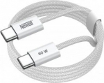 Kabel USB Techly USB-C - USB-C 2 m White (NL4442)