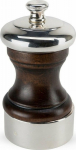 Peugeot PALACE Salt Mill Silver Plated 10 cm Wood