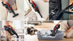 BOS Bosch BCS1041PET stick vacuum/electric broom Battery Dry HEPA Bagless 0.4 L 23.5 W Black, Red 4 Ah