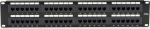 Black Box CAT5E PATCH PANEL 48 PORT, JPM5E48A, Cat5e, Black, Rack