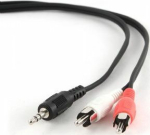 Cablexpert | 1.5m, 3.5mm/2xRCA, M/M | 3.5mm | 2 x RCA