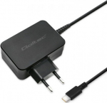 Qoltec Charger 65W | 5-20V | 3-3.25A | USB typ C | PD | Czarna