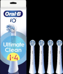 Oral-B | Replaceable toothbrush heads | iO UltimateClean | Heads | For adults | Number of brush heads included 4 | White