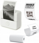 LoveInstant Bluetooth Thermal Printer For Photos Stickers Notes Labels Ai App / X6 / White