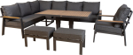 Garden furniture set PARKER 5-parts, grey