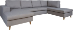 Corner sofa HARALD RC, grey