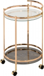 Serving cart GENUA D52xH79cm, gold