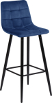 Bar chair CHILLI dark blue velvet