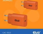 Club3D Lifestyle Ladeger&auml;t USB-C 30Watt, 2Stk orange retail