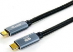 Equip Kabel USB-C3.2->C Gen2 4K PD100W St/St 3.00m schwarz