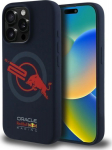 Pouches RED BULL HC SILICONE ORBR20 LOGO RED LINING DO IPHONE 15 PRO MAGSAFE NAVY