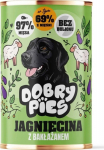 DOBRY PIES Lamb with eggplant - wet dog food - 400g