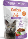 CALIBRA Cat Life Adult Veal in gravy - wet cat food - 85g