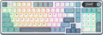 Keyboard Royal Kludge Royal Kludge RK-S98 Light Cloud belaidė klaviatūra | 96%, Hot-swap, Chartreuse switches, US