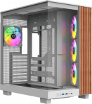 Geh Thermaltake View 380 XL WS Midi Tower "ARGB Snow" White retail