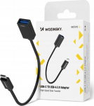 Kabel USB Wozinsky Adapter Wozinsky WOTGY1S USB-C 3.0 (male) - USB-A 3.0 (żeński) OTG - czarny