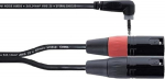Cordial EY 3 WRMM XLR Y-Adapter[1x Klinkenstecker - 2x XLR-Stecker - Audio/Multimedia - 3 m