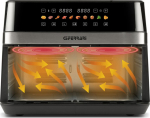 G3 Ferrari G10223 fryer Double 12 L Stand-alone 2200 W Hot air fryer Black, Stainless steel