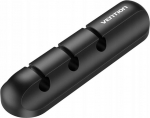 Vention 5-port cable organiser, 2 pcs, black
