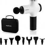 Medivon Relix white - Typ: massage gun | zestaw 8 replaceable massage heads | 6 speed