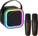 Lean Microphones with speakers black