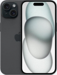 Apple REFURB post-lease smartphone. PHONE IPHONE 15/128GB BLACK GR.A APPLE RENEWED M1819-QASV (7340218645895)
