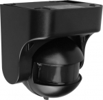 Maclean The motion sensor PIR MCE358 B/B IP44, range of the 12m, max load 300/1200W, black with a black shutter