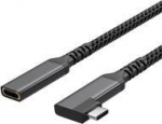 Shiverpeaks USB-C Verl&auml;ngerungskabel USB-C/C 3.2 PD 90&deg; 1.5m