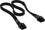 Corsair Kabel, Type 4, EPS/ATX12V, 8-pin (4+4), 750mm, individually wrapped - schwarz