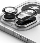 Tagakaamerate kaitseklaasid Nothing Phone (4a) Pro, komplektis 2tk, musta &auml;&auml;rega, Ringke