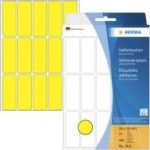 HERMA - Permanent adhesive labels - Gelb - 20 x 50 mm 480 Etikett(en) (32 Bogen x 15) (2411)