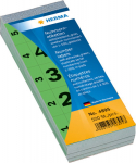 HERMA Number pad self-adhesive 1-500 gr&uuml;n 28x56 mm