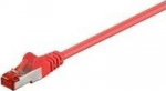 MicroConnect F/UTP CAT6 10m Red PVC, Outer Shield : Foil screening