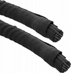 Organizer InLine InLine&reg; Self Closing Sleeving, black, 10mm diameter, 5m