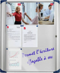 Nobo Cabinet inside. 8 x A4 dry erase (1902559)