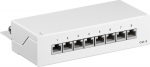 Wentronic Goobay 62069 - RJ-45 - Cat6 - 22/26 - Wei&szlig; - Metall - Wandmontage