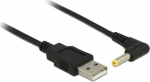 DELOCK Power cable USB -> DC 4.0x1.7mm St/St 90&deg; 1.5m