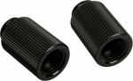 Bitspower Touchaqua Adapter gerade G1/4 Zoll AG auf G1/4 Zoll IG - 2er Pack, 25mm, schwarz