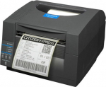 Citizen CL-S521II, 8 dots/mm (203 dpi), EPLII, ZPLII, Datamax, Dual-IF, black - label printer, direct thermal, resolution: 8 dots/mm (203 dpi), media width (max.): 104 mm, speed (max.): 150 mm/s, dual interface (RS232, USB), emulation: EPLII, ZPLII,  ...