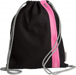 PAGNA Gym bag Go black/dark pink Zipper 46x36cm