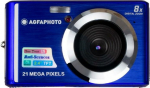 AGFAPHOTO Agfa Photo DC5200 Niebieski - 21 MP | LCD: 2.4" | Zoom digital: 8x | Filmy: HD 1280 x 720 | Slot SD do 32 GB |