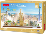 Cubic Fun Puzzle 3D City Line Barcelona