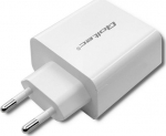 Qoltec 51718 Charger | 45W | 5-20V | 2.4-3A | USB type C PD | USB | White