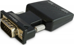 SAVIO Converter VGA do HDMI, Audio, Full HD, CL-145
