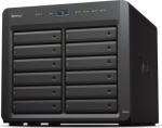 NAS Synology DS2422+; Tower; 12x (3.5" SATA HDD/2.5" SATA HDD/2.5" SATA SSD); AMD Ryzen V1500B;,4 GB DDR4 (max. 32GB),4 x 1GbE RJ-45