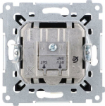 Contact-Simon Simon 54 Double satellite antenna socket SAT-SAT-RTV (module) czarny mat DASK2.01/49