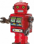 Bard Crystal Puzzle Robot czerwony (224454)